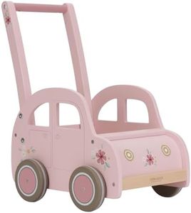 Little Dutch 7128 FSC Holz Laufwagen Auto - Fairy Garden rosa
