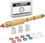 Tipfun .22LR Red Laser Bore Sight End Barrel Laser Boresighter Easy to Fit Revolvers Pistols Rifle and Air Guns