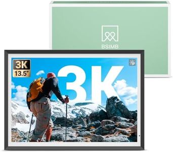 BSIMB Digital Photo Frame 13.5 Inch 3K, Digital Picture Frame Electronic Photo Frame with 32GB 3000 * 2000 IPS Touchscreen, Light Sensor, Dual Band Wi-Fi, Send Photos & Videos via App/Email Instantly