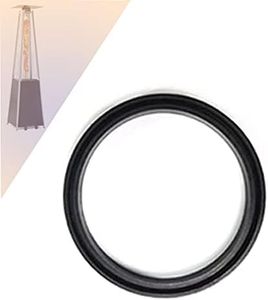 Firdnyohs 4" Glass Tubes Support Rubber Ring -Neoprene Support Ring for Glass Tubes,Pyramid Patio Heater Dancing Flames Pyramid Outdoor Patio Heater Replacement Glass Tube Support Rubber Rin -Black