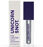 UNICORN SNOT Eyelighter - Liquid Eyeshadow Makeup, Buildable Glitter Eyeshadow, Metallic Eyes - Stocking Stuffers for Women, Christmas Gifts for Teen Girls - Cruelty Free, 0.17oz/5mL (Bounce/Silver)