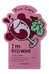 Tony Moly I'm Red Wine Pore Care Real Sheet Mask, 21g