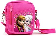 Frozen Detachable Lanyard Messenger Shoulder Bag (PINK)