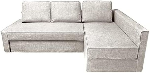 CRIUSJA Couch Cover for IKEA Friheten Sofa Bed Sleeper, Couch Covers for Small Corner Couch, Sofa Slipcovers for Living Room with Cushion and Throw Pillow Covers (S-14, Right Chaise)