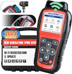 Autel MaxiTPMS TS508WF TPMS Relearn Tool, 2024 WiFi Ver. of TS508, TS501, TS408S, TS408, Activate/Relearn All Sensors as TS601, Program MX-Sensors (315/433MHz), TPMS Reset/Diagnoses, Read/Clear DTCs