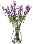 LSA International Flower Grand Posy Vase H32 cm Clear| 1 Unit | Mouthblown and Handmade Glass | FW15