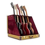 Multi Guitar Rack Case Stand for up to 6 Guitars by Gear4music Tweed