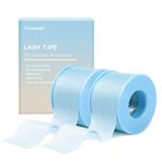 Lash Tape for Eyelash Extensions - Eyelash Tape Silicone Gel Sensitive lash Extension Tape Pain-Free Removal Breathable Micro-Porous Eyelash Extension Tape (Blue, 2 Rolls)