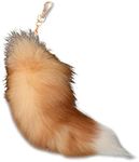 Kobeleen Animal Tail Key-Ring Tails Chain Keychain Personalized Animal Keyring Gift Long Charm Keychain for Women Girl