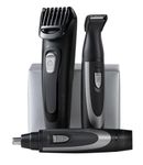 Remington Beard Trimmer Kit The Works (6 Piece Beard Trimmer with Comb (2mm-18mm), Precision Trimmer with Comb (1mm-5mm) & Nose and Ear Trimmer, Advanced Ceramic Blades, USB Rechargable) MB905