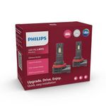 Philips Ultinon Access LED car headlight bulb (H11), ultra-compact direct-fit, 80%, 6.000K, set of 2