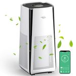 MS601 Air Purifiers for Home Large Room up to 3027 Ft² in 1 Hr With Smart WiFi & Alexa, H13 True HEPA Filter Air Purifier for Bedroom 21db Quiet, Removes Pet Dander Odors Mold Allergies Dust Pollen