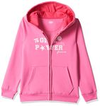 Amazon Brand - Jam & Honey Girls Cotton Hooded Neck Winter Sweatshirt (JHAW20GSWT112_Lt Pink_9-10 Years_Lt Pink1_9 Years-10 Years)