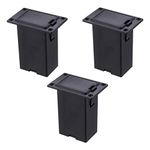 Acoustic Pickup 3pcs Pickup Battery Box 9V Plastic Guitar Active Battery Case Holder for Guitar Bass Pickup Accessories (Black) Guitarra Para Niños