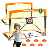 Dimples Excel Pro Portable Soccer Goal, Instant Pop-Up Net, Easy Fold-Up, Kids Soccer Training for Backyard