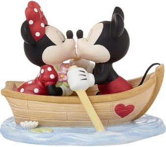 Precious Moments 222701 We Will Never Drift Apart Disney Mickey Mouse and Minnie Mouse Bisque Porcelain/Resin Figurine