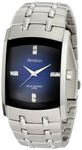 Armitron Men's 204507DBSV Stainless Steel Dress Watch with Swarovski Crystals