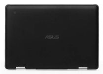 mCover Case Compatible for 2019~2021 11.6" ASUS Chromebook Flip C214MA Series Convertible Laptop Computers ONLY (NOT Fitting Any Other ASUS Models) - Black