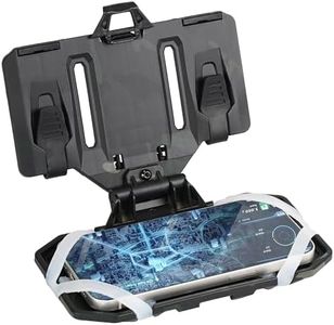 SIVIGEAR Tactical Phone Holder for Plate Carrier Vest, Quick Release & Adjustable Phone Mount, Compatible with 4.7-6.7 inch Smartphones, Durable Tactical Accessories for Outdoor Enthusiasts MCBK