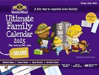 2025 MotherWord Deluxe Ultimate Family Calendar and Chore Chart, 16-Month, Sept 2024-Dec 2025, English, Large Deluxe Version, 18" x 13.5" (MWFCT12825)