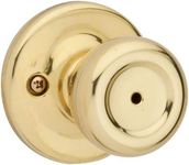 Kwikset 300M 3 CP Mobile Home Bed/Bath Knob, Polished Brass