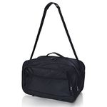 Under Seat 18x14x9",17x10x9",17x13x8" Max Carry on Holdall Luggage Flight Bags for United Airlines or American Airlines, Spirit, Frontier & South West or Jet Blue, 17x10x9" United Max, Duffle Bag