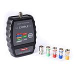 4 Port Coax Cable Mapper, Tester, Tracer, and Toner | Commercial Grade Coaxial Wire Continuity Checker