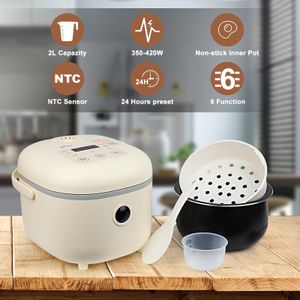 Bear 4-Cup Rice Cooker and Steamer – Compact Multi-Function