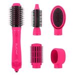 RUCHA 5 in 1 Hot Air Hair Brushes, Hair Dryer Brush Blow Dryer Brush in One, Detachable Hair Styler Tools with 3 Adjustable Temperatures, Volumizer, Curly Comb, Gift for Women