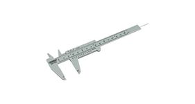 Draper Vernier Calliper Gauge | 0-150mm / 0 to 6" Calibration Hand Tool | Sturdy Plastic | Three Way measurement | 73863