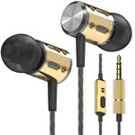 Betron AX1 In Ear Headphones with Microphone Noise Isolating Wired Earphones