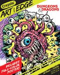 Crayola Art with Edge Dungeons & Dragons Coloring Pages (28pgs), Adult Coloring, DND, Full Poster Included, Gift for Teens