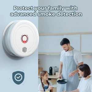 2-Pack 10-Year Smoke Alarms – Long-Life Battery Fire Detectors