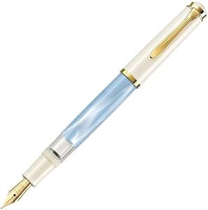 Pelikan Fountain Pen, F, Fine Point, Classic Pastel Blue, M200, Inhalation Type, Limited Edition