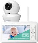 Babysense 720p 5" HD Baby Monitor, 