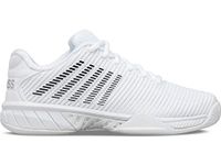 K-Swiss Women's Hypercourt Express 2 Tennis Shoe, White/Black (US Size 6.5)