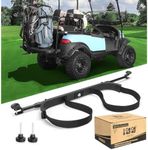 10L0L Universal Golf Cart Rear Seat Bag Holder Rack Attachment,Anti-Corrosion,Non slip,Adjustable,Non Drilled,Stable,Easy Installation,Fits EZGO/TXT/RXV/Club Car/DS Precedent Tempo Onward/YamahaG2-G29