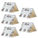 HASTHIP® 5 Pcs Moth Traps, Pantry Moth Balls, Fly Killer Repellent for Home, Moth Treatment & Prevention (Non-Toxic), Safe and Effective for Clothes and Cupboard