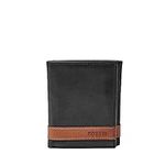 Fossil Men's Quinn Leather Trifold 