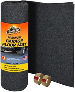 Armor All Premium Garage Floor Mat, Increased Thickness & Cushion, (Combined Size: 19’ x 7’6”), (Includes Double Sided Tape), Protects Surfaces - Absorbent/Waterproof/Durable (USA Made)