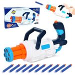 Koolbitz Soft Bullet Toy Gun for Kids with Rotating Barrel and 10 Foam Darts | Fun Shooting Playset for Boys and Girls | Safe, Foam Ammunition Blaster for Ages 8+