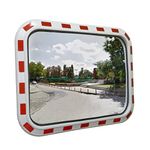 TRAFFIC MIRROR 80x60cm SAFETY CONVEX Mirror Curved Mirror Domed Mirror Observation Mirror …