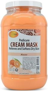 SPA REDI - Body and Foot Cream Mask, Mandarin, 128 Oz - Pedicure Massage for Tired Feet and Body, Hydrating, Fresh Skin - Infused with Hyaluronic Acid, Amino Acids, Panthenol, Comfrey Extract