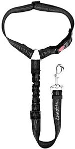 Adjustable Dog Car Seat Belt – Black Pet Safety Harness