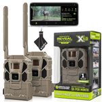 TACTACAM Reveal X 3.0 Cellular Trail Camera - Multi Carrier, HD Photos & Videos, Pre-Installed Antenna, Built-in GPS, Best Battery Life, Low-Glow IR Flash, Fast Trigger Speed.