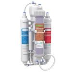 Aquatic Life RO Buddie 4-Stage Reverse Osmosis Aquarium Water Filter System RO-DI Filtration Unit for Fish Tank, Fountains, and More, 50 GPD