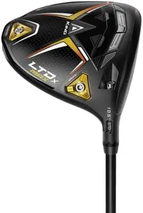 Cobra Golf 2022 LTDX Max Driver Matte Black-Gold Fusion (Men's, Right Hand, UST Helium Nanocore, Senior Flex, 10.5)