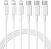 USB C to Lightning Cable 3Pack 6FT [Apple MFi Certified] iPhone Fast Charger Cable USB-C Power Delivery Charging Cord Compatible with iPhone 14/13/12/11/XS/Max/XR/X/8/iPad, White