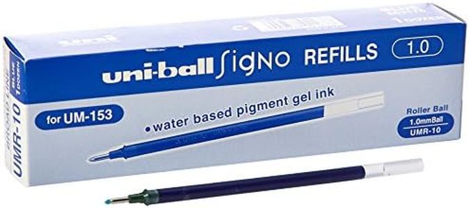 uni-ball Cartuchos de tinta de recambio, Gel Impact, azul