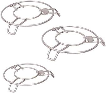 Shradha Trading Stainless Steel Pot Stand Set of 3, Pot Stand Mat Pack of 3,Stainless Steel Heat Resistant Hot Pan